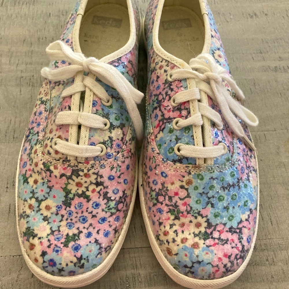 Kate Spade x Keds | Daisy Garden Glitter Sneakers